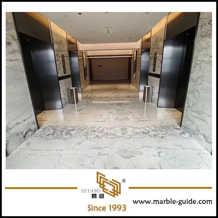 Burberry Grey Luxury Marble For Hotel Floor Wall Tiles