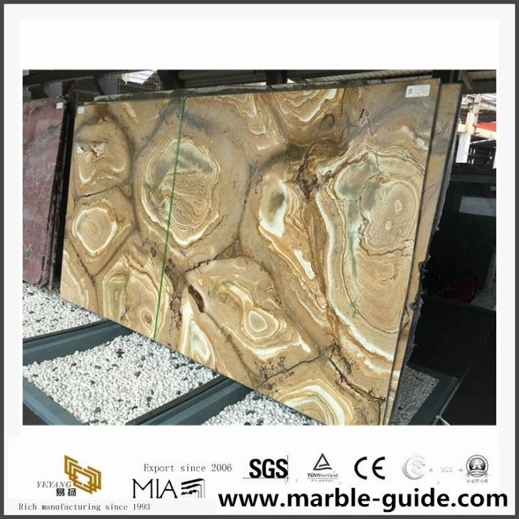 Sariq marmar tosh Palomino marmar plitkalari