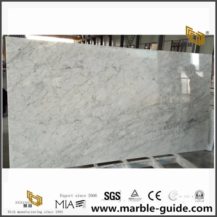 New Luxury Bianco Carrara White Marble Slab