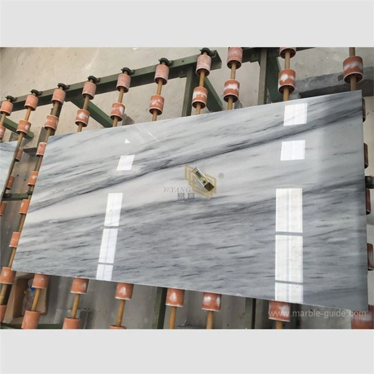 white marble surface slab