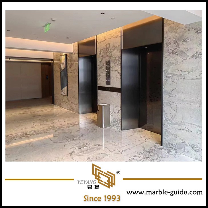 Burberry grey luxury marble floor and wall